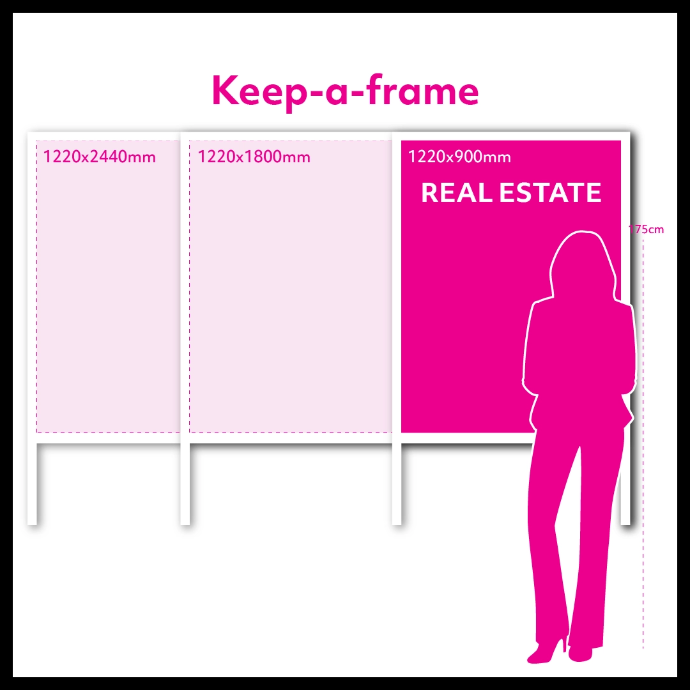 Keep-a-Frame (1220 x 920mm, Single Sided, White)