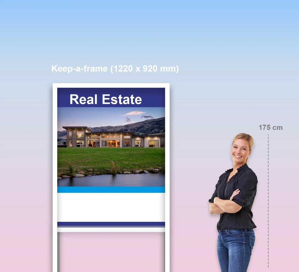 Keep-a-Frame (1220 x 920mm, Single Sided, White)